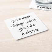 Papieren Onderzetter wijzigen (Schuin)