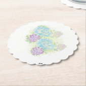 Papieren Onderzetter: wilde bloemen Kartonnen Onderzetters (Gekanteld)