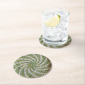 Papieren Onderzetter - Witte rand van Crochet op g (Insitu)