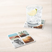 Papieren Onderzetters 4 Rond raster fotosjabloon (Insitu)