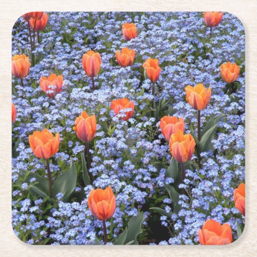 Papieren onderzetters bloemen (Voorkant)