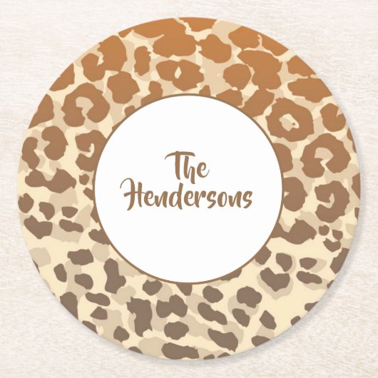 Papieren Onderzetters instellen - Aangepaste naam (Voorkant)