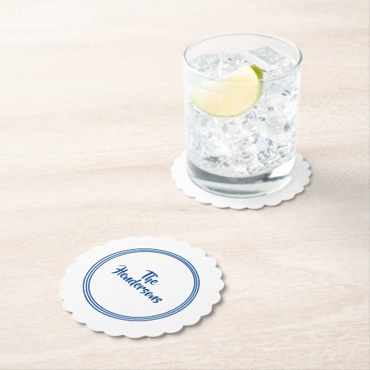 Papieren Onderzetters instellen - Aangepaste naam (Insitu)