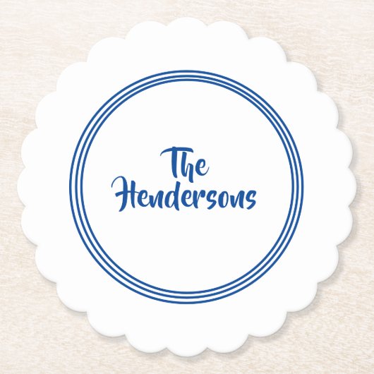 Papieren Onderzetters instellen - Aangepaste naam (Voorkant)