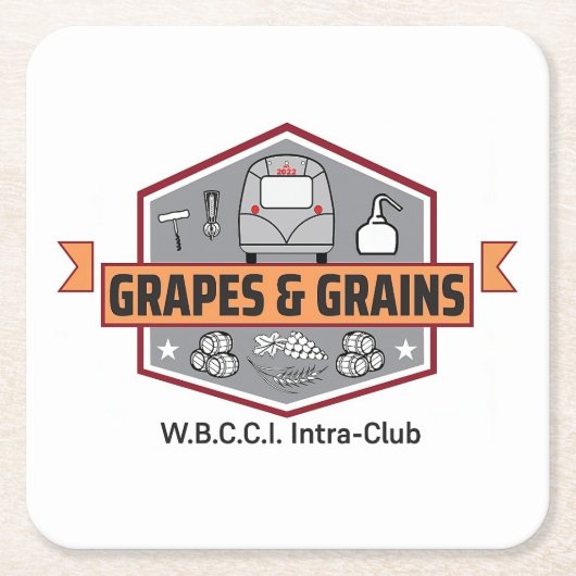 Papieren Onderzetters met Logo (Voorkant)