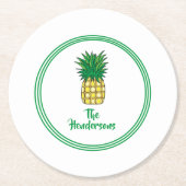 Papieren Onderzetters Set - Aangepaste Naam (Voorkant)