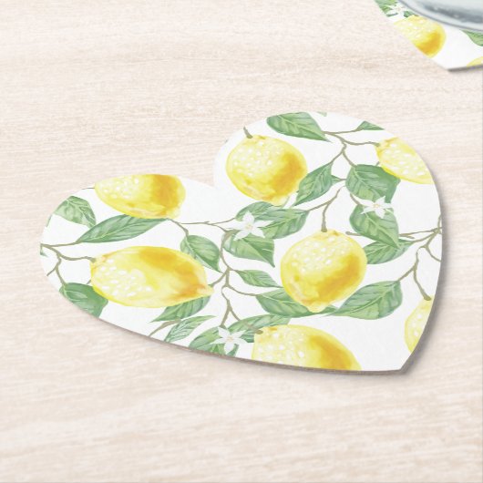 Papieren Onderzetters Set-Lemons (Gekanteld)