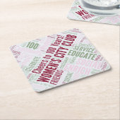 Papieren Onderzetters - Set van 6 (Schuin)