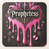 Papieren Onderzetters van 'The Prophetess': besche (Voorkant)