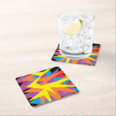 Papieren Onderzetters: Verwarring Kartonnen Onderzetters (Insitu)