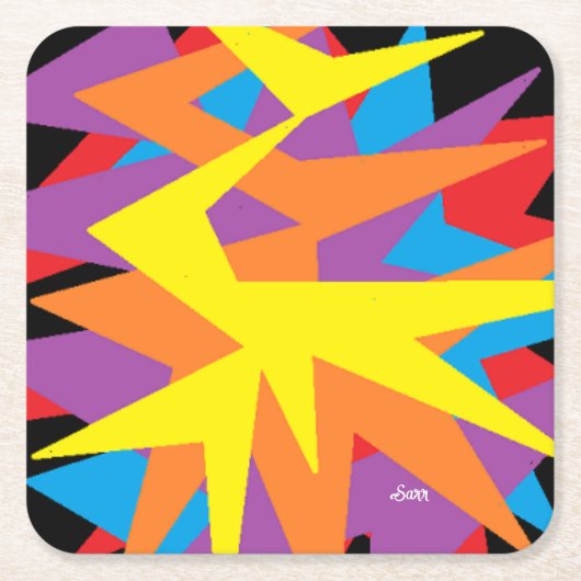 Papieren Onderzetters: Verwarring Kartonnen Onderzetters (Voorkant)