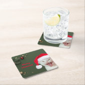 Papieren Onderzetters, vrolijke Hismas wensen Kartonnen Onderzetters (Insitu)