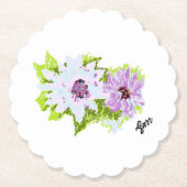 Papieren Onderzetters: Wilde ventilatoren Kartonnen Onderzetters (Voorkant)