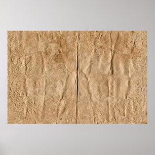 Papieren pagina's oude vrouw mystiek poster