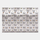 Papieren pakbladen Reeks 3 Inpakpapier Vel (Voorkant)