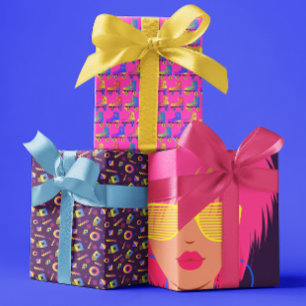 Papieren pakbladen van 1980 inpakpapier vel