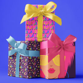 Papieren pakbladen van 1980 inpakpapier vel