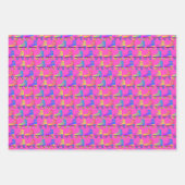 Papieren pakbladen van 1980 inpakpapier vel (Voorkant 3)