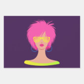 Papieren pakbladen van 1980 inpakpapier vel (Voorkant 2)