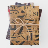 Papieren pakbladen voor ontkoppeling, collage enz. inpakpapier vel (In situ)