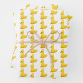 Papieren pakbladen voor schattige eenden inpakpapier vel (In situ)
