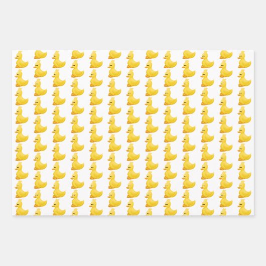 Papieren pakbladen voor schattige eenden inpakpapier vel (Voorkant)