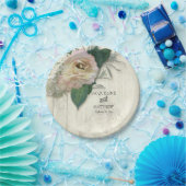 Papieren partij goederen Moderne  Ranunculus Flora Bordje (Feest)