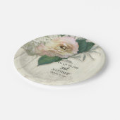 Papieren partij goederen Moderne Ranunculus Flora Papieren Bordje (Gekanteld)