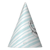 Papieren partij Pet voor 5e Jubileum partij. Feesthoedjes (Links)