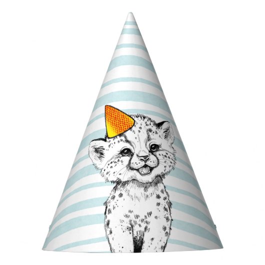 Papieren partij Pet voor 5e Jubileum partij. Feesthoedjes (Voorkant)