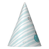 Papieren partij Pet voor 5e Jubileum partij. Feesthoedjes (Links)