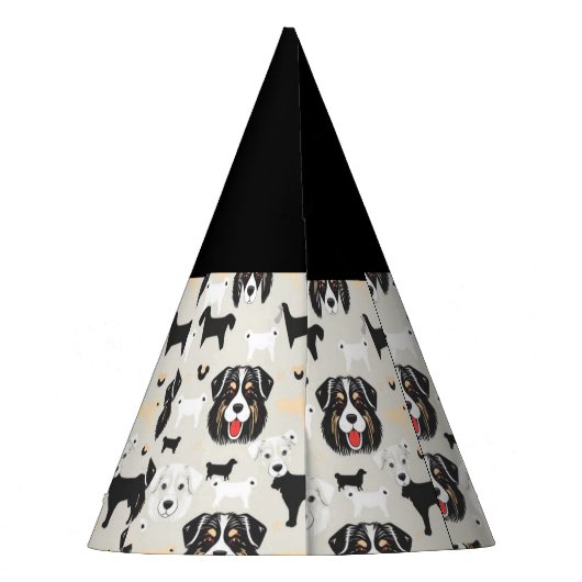 PAPIEREN PARTIJ PETTEN FEESTHOEDJES (Achterkant)