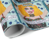 Papieren partij zo hard als je wilt pakken. cadeaupapier (Rol Hoek)