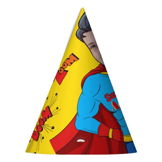 Papieren Pet Superhero Verjaardag Feesthoedjes (Links)