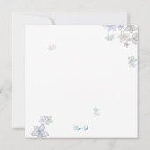 Papieren petals artistieke repetitie met inwendige kaart (Achterkant)