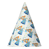 Papieren Petten en papierstroomapparaten Petten Feesthoedjes (Links)