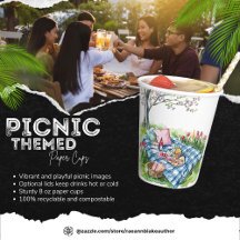 Papieren picknickbekers