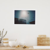 papieren planken poster (Keuken)