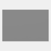 Papieren platen met platte zwarte, grijze en witte inpakpapier vel (Voorkant 2)