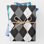 Papieren platen voor argyle-overvulling inpakpapier vel (In situ)