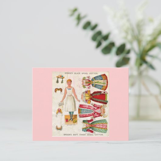 Papieren pop Briefkaarten (Staand voorkant)