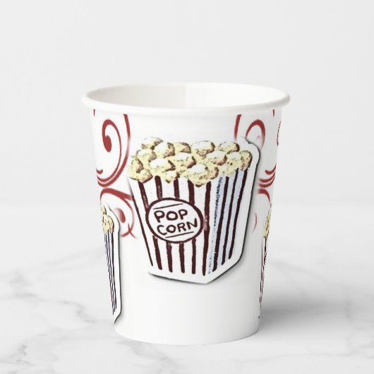 Papieren popcorn papieren bekers (Links)