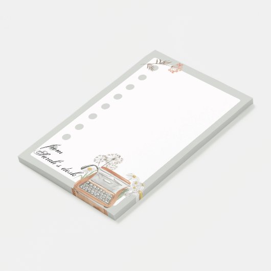 Papieren post-it notities voor schrijfmachines en post-it® notes (Schuin)