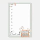 Papieren post-it notities voor schrijfmachines en post-it® notes (Voorkant)