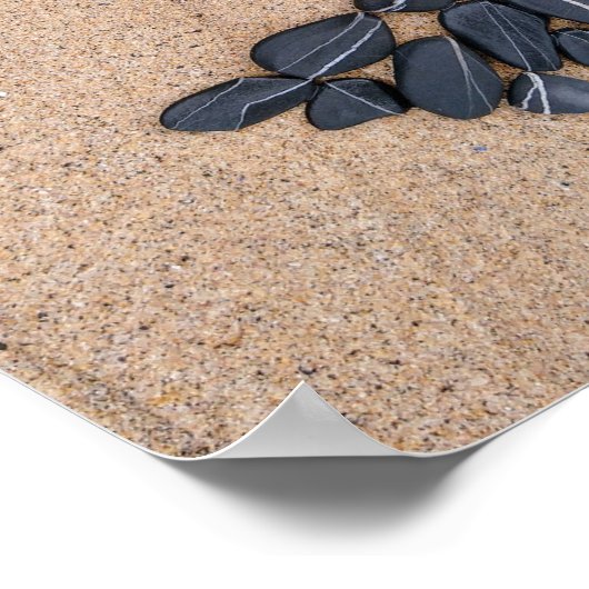 papieren poster boom van het leven pit stenen stra (Hoek)