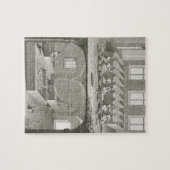 Papieren productie uit de "Encyclopedie des Scienc Legpuzzel (Horizontaal)