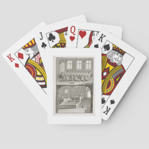 Papieren productie uit de "Encyclopedie des Scienc Pokerkaarten
