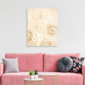 Papieren Rozen Sepia Canvas Afdruk (Insitu (Woonkamer))
