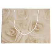 Papieren Rozen Sepia Groot Cadeauzakje (Voorkant)