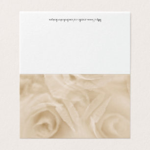 Papieren Rozen Sepia Kaart